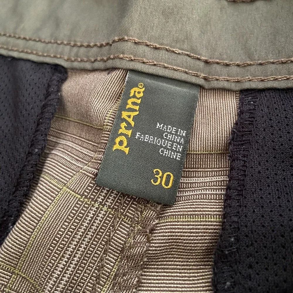 Prana Shorts Mens 32 Chino Plaid 9
